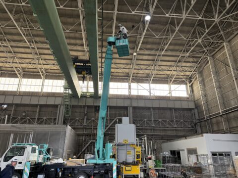 シルバーウィーク  LED更新工事